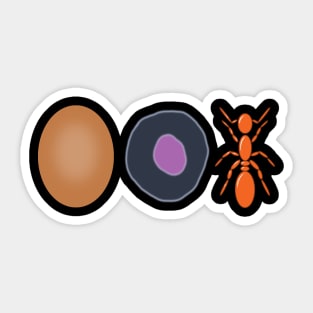 egg cell ant Sticker